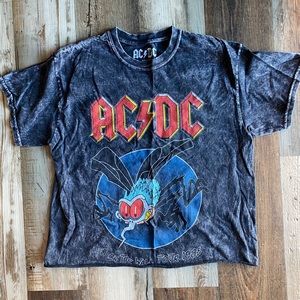 AC/DC cropped t-shirt